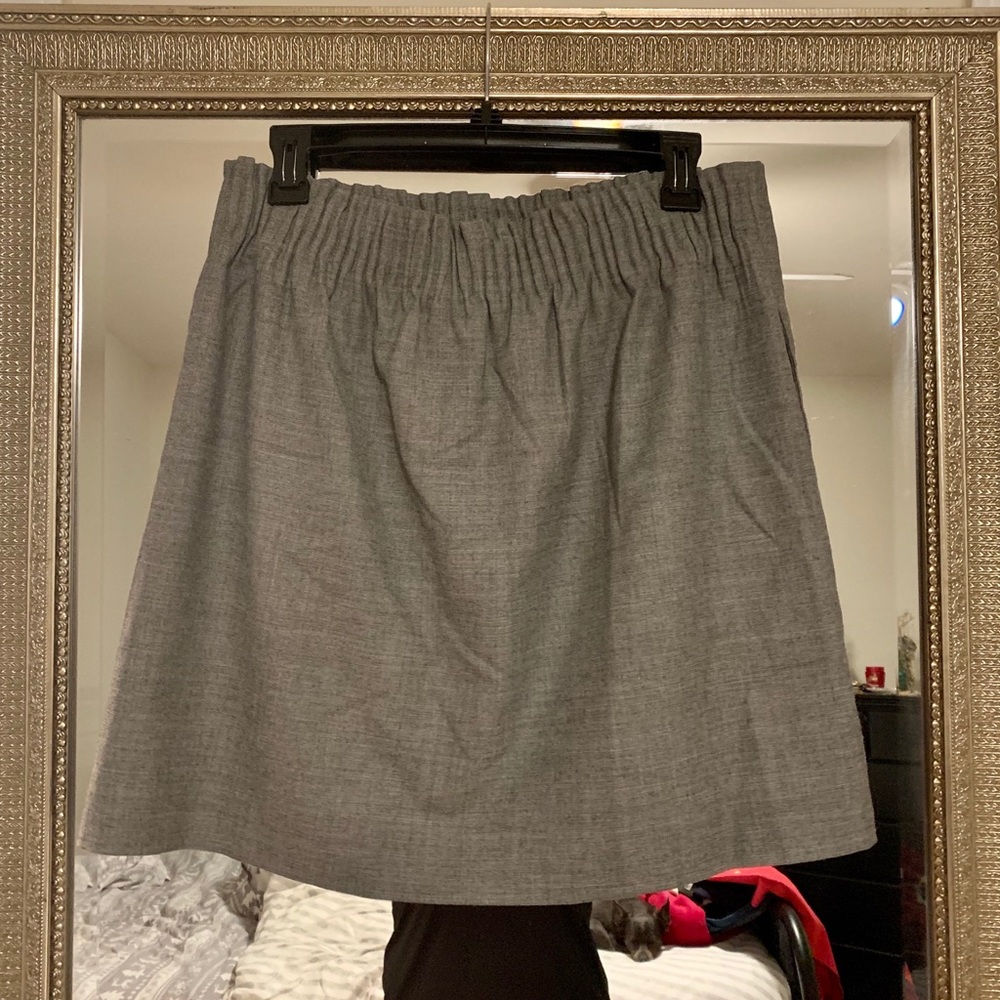 Gray JCrew Skirt